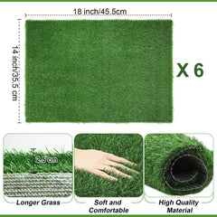 Amylove tapis dherbe 14x18 pouces, taille idéale pour l'entraînement quotidien.