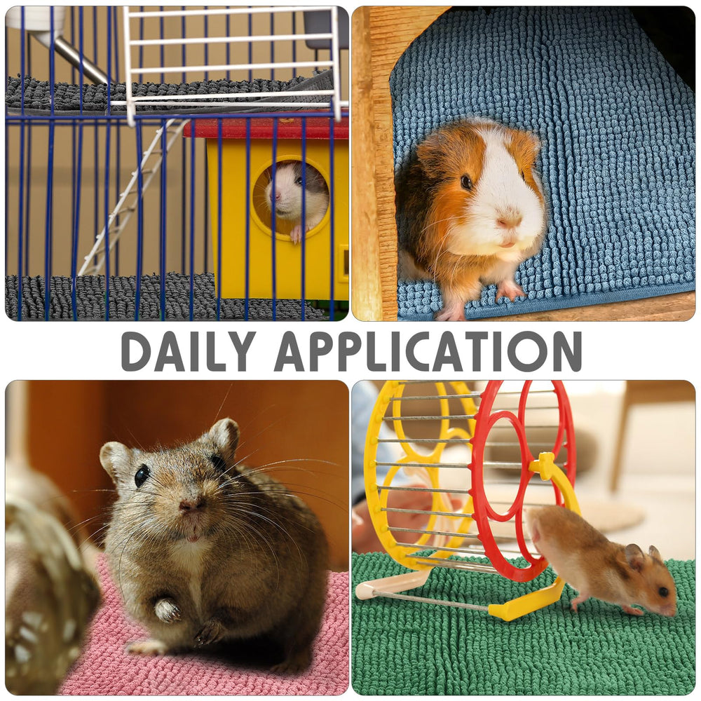 Amylove tapis-liner cage guinea-pig ensemble-4-pieces prêt à remplacer rapidement.