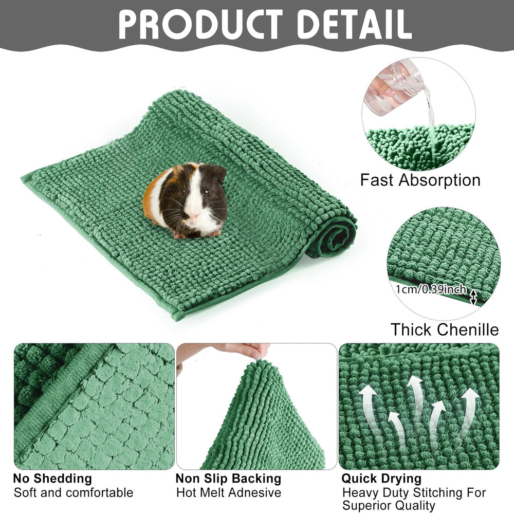Amylove tapis-liner cage guinea-pig lavable, nettoyage facile en machine.