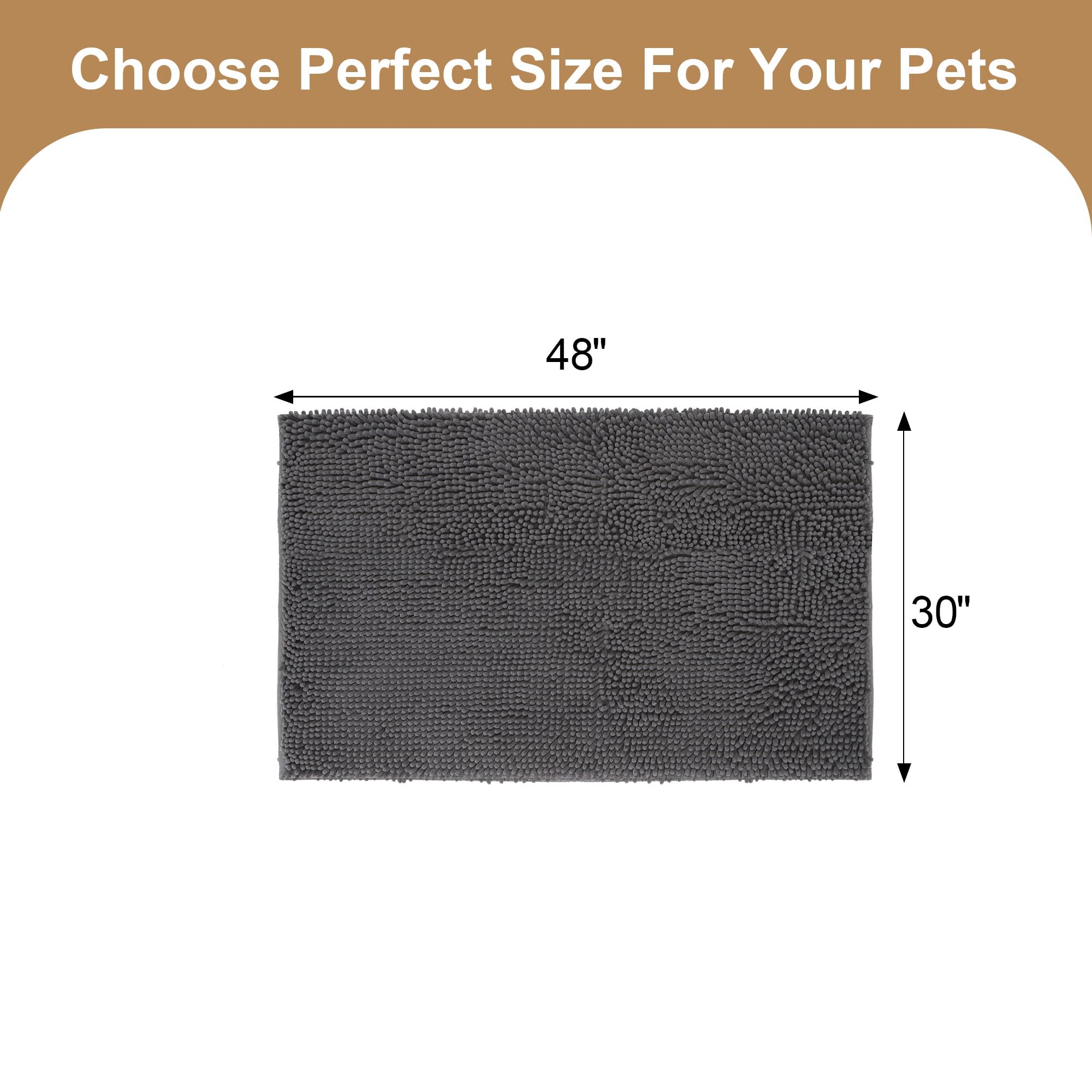 Amyracel tapis porte entretien simple gris: séchage rapide et entretien facile.