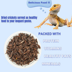 Amzey grillons secs alimentation oiseaux sauvages, favorise la satiété des oiseaux.