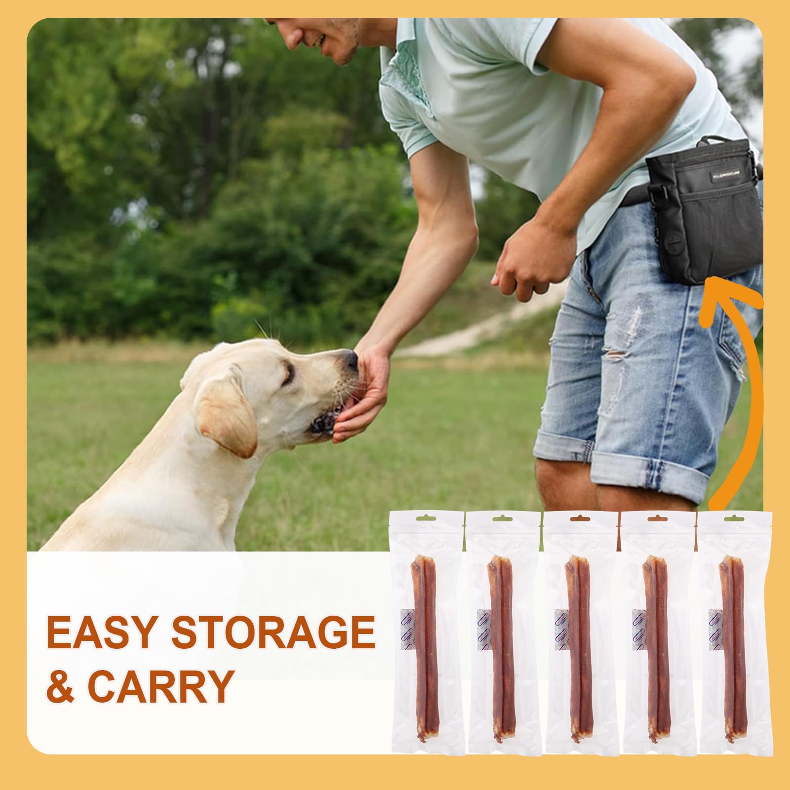 Période de mastication longue Amzey pour chiens actifs et exigeants.