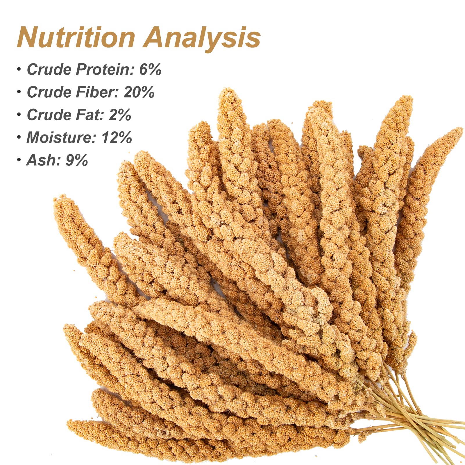 Amzey millet en spray pour pinsons, soutien fibreux et grignotage sain.