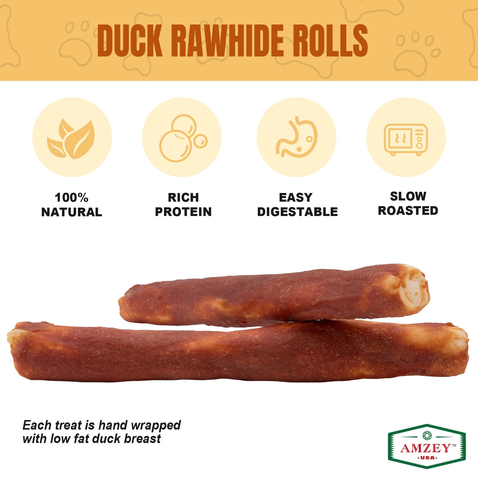 Rouleaux Retriever Amzey offrant une mastication durable pour grands chiens.
