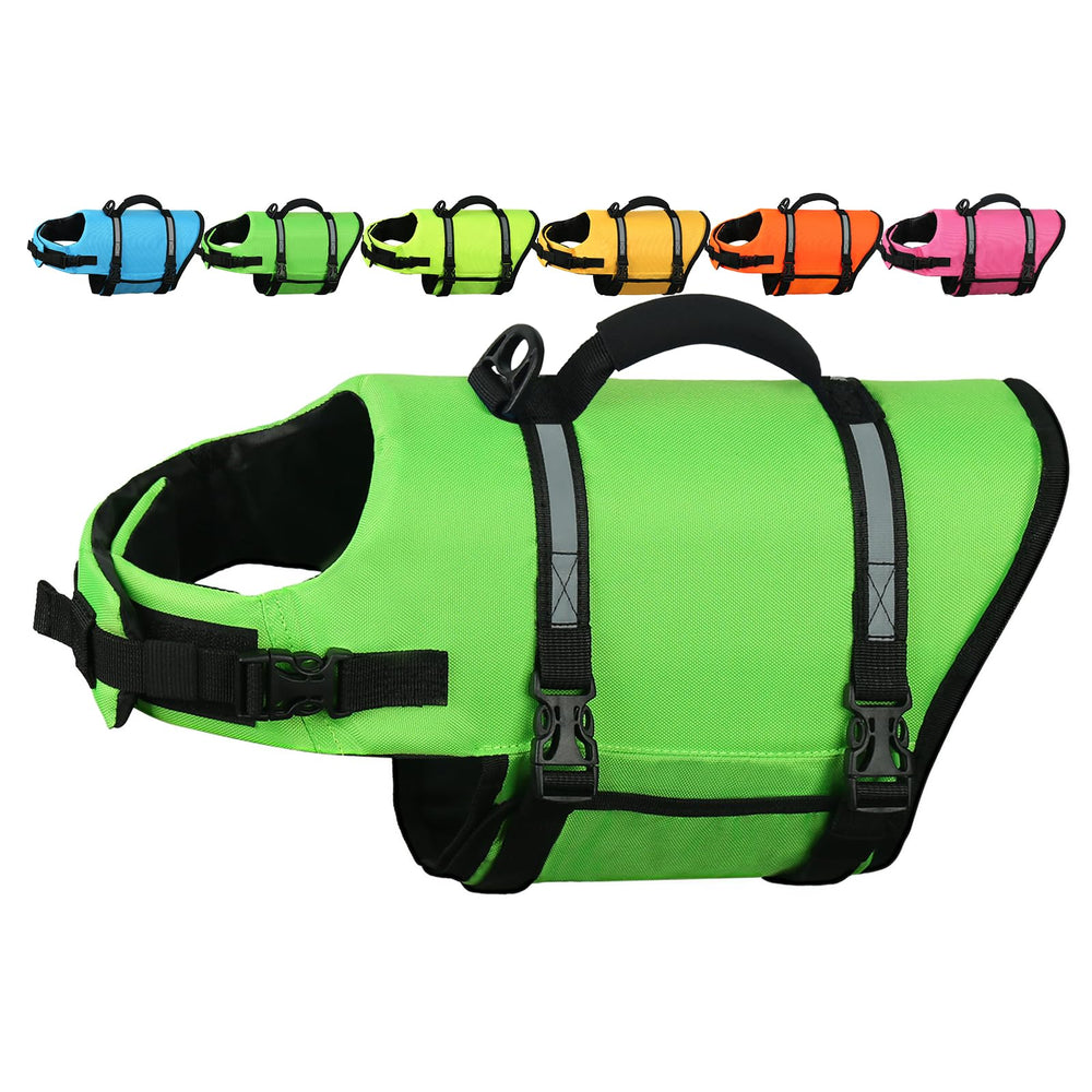 AMZNOVA Rip Stop gilet sauvetage chien, durabilité pour natation
