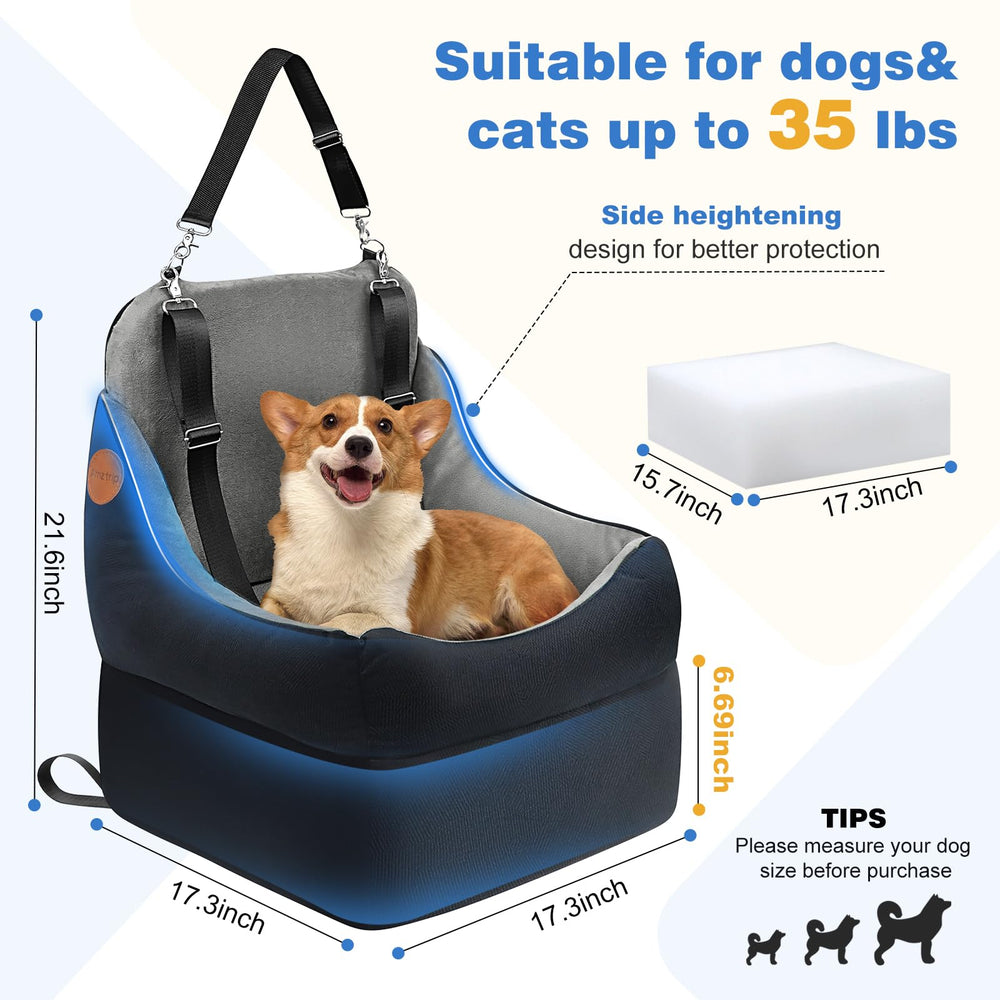 Amztrip siège chien-chat, intérieur lisse, pas d'accrocs pour les pattes