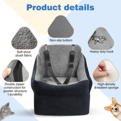 Amztrip siège chien-chat avec quatre poches de rangement pratiques