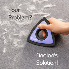 Analan detailage intérieur voiture poils animaux sur textile