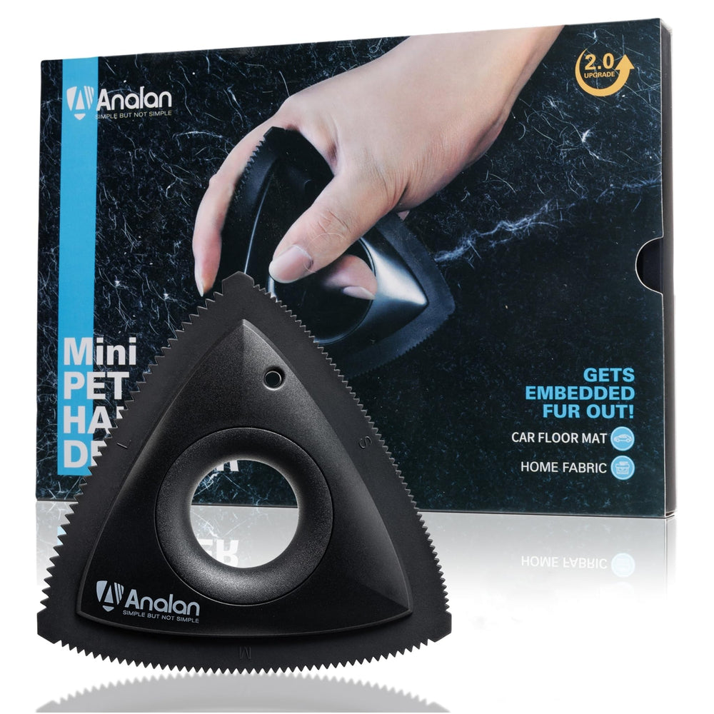 Analan triangle poil voiture intérieur – efficacité rapide sur tapis et sièges