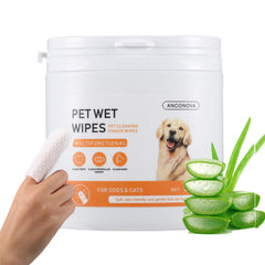 Anconova Lingettes dentaires pour animaux: emballage pratique et usage rapide.