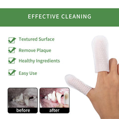 Anconova Lingettes dentaires: texture douce pour un nettoyage en douceur des gencives.