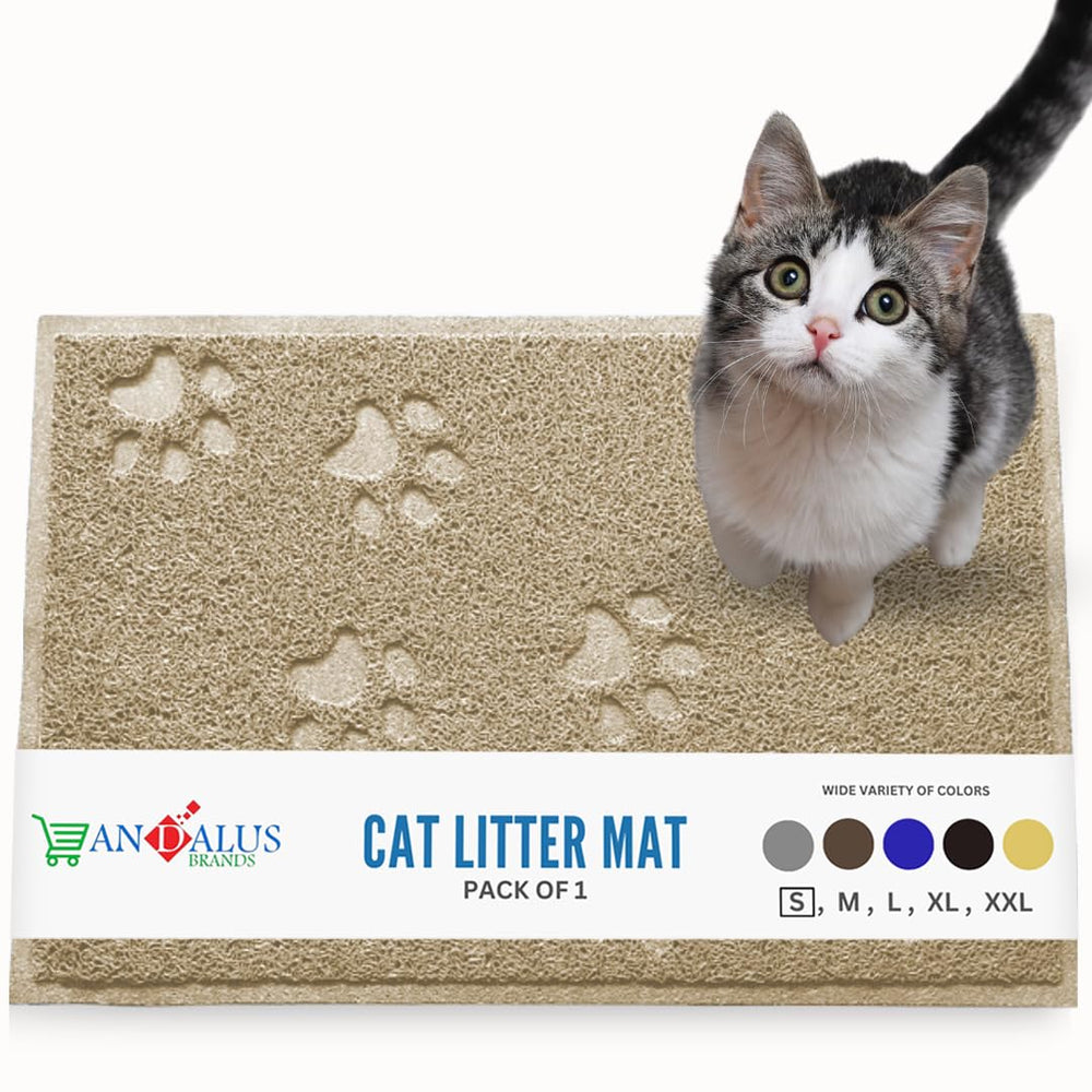 Tapis Andalus Petit anti-glisse sous litière, stabilité assurée.