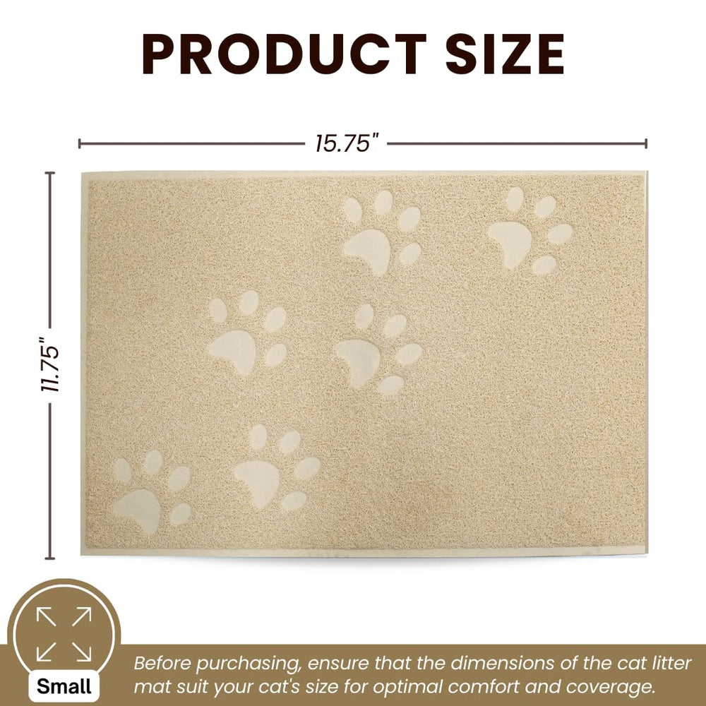 Tapis Andalus collecte-litière, retient les grains près de la boîte.