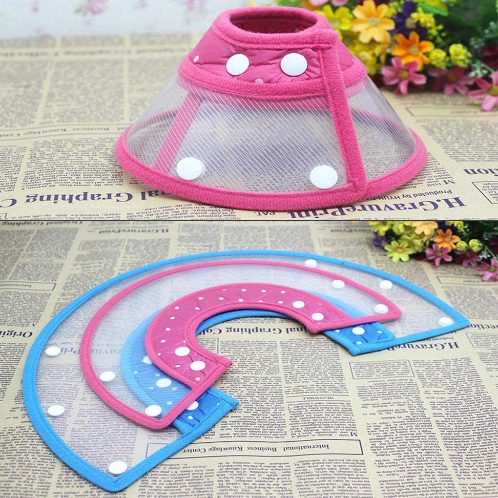 Andiker cone adapte chat chien: taille moyenne bleue adaptable a divers museaux.