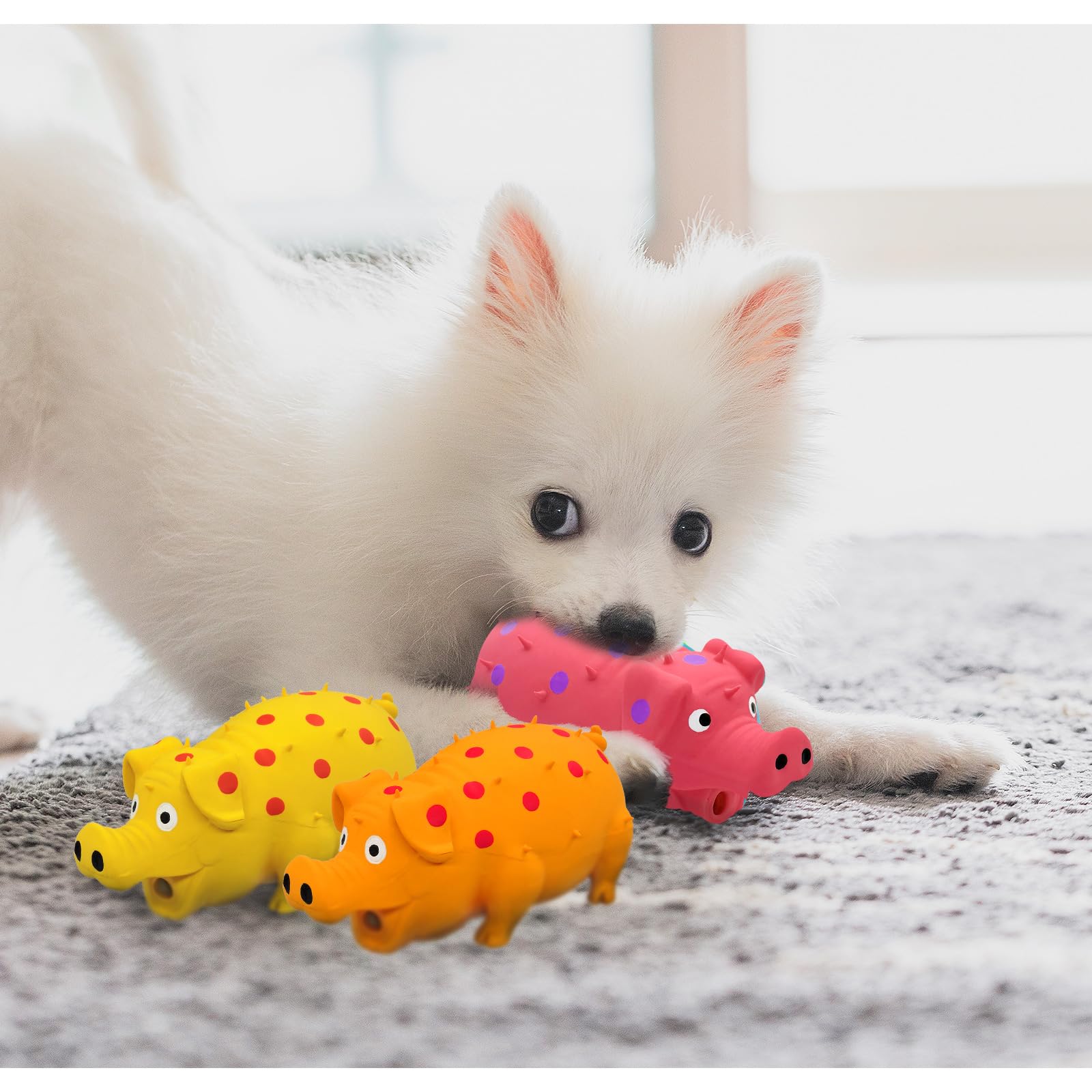 Jouet Andiker pour chien 8-pouces, taille adaptée à tous les chiens.