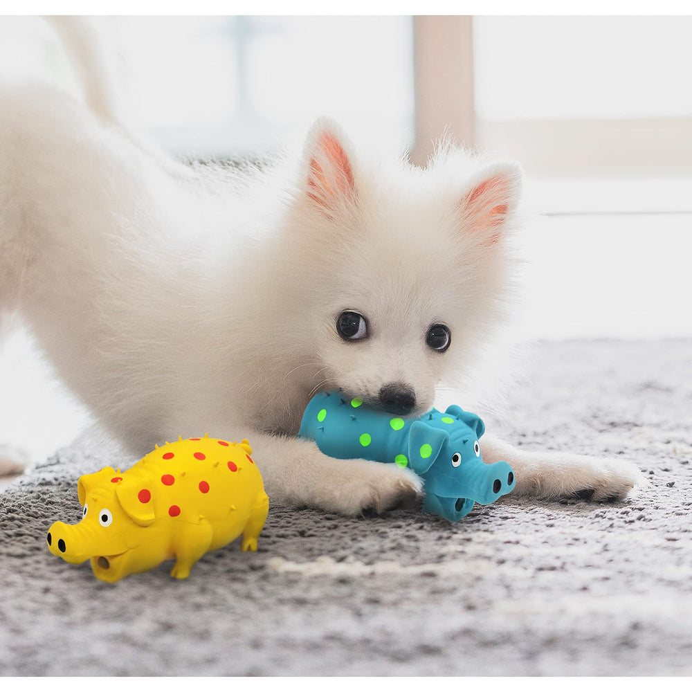 Jouet Andiker bleu adapté aux chiots et chiens adultes, pratique pour tous