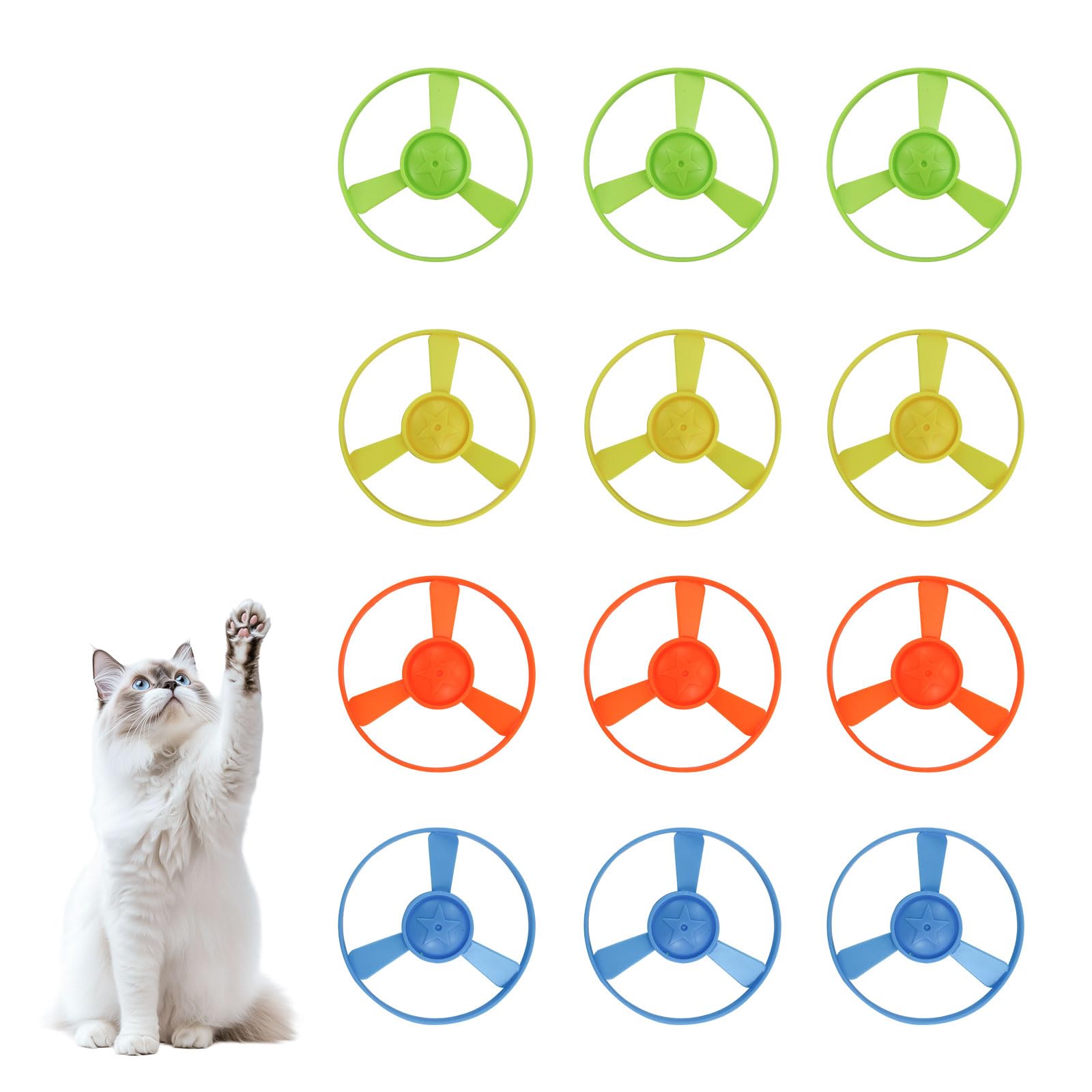 Andiker lanceur de disque pour chat, stimule l’attention et l’exercice.