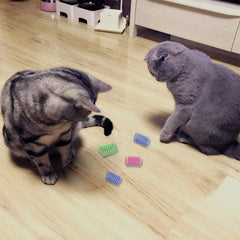 Andiker spirale chat interactif vert, stimule l'activité physique du chat.