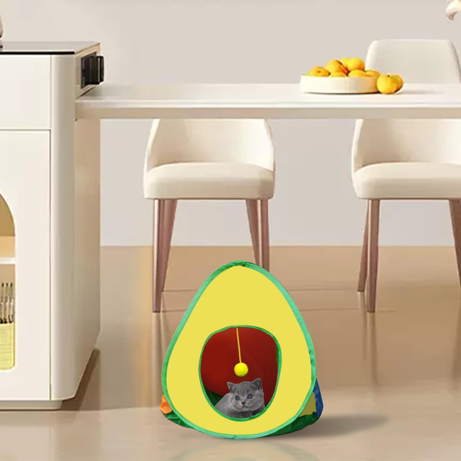 Tente-chat Andiker pliable et compacte pour voyages et rangement.