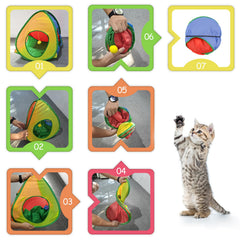 Tente chat Andiker en polyester, légère et facile à nettoyer.
