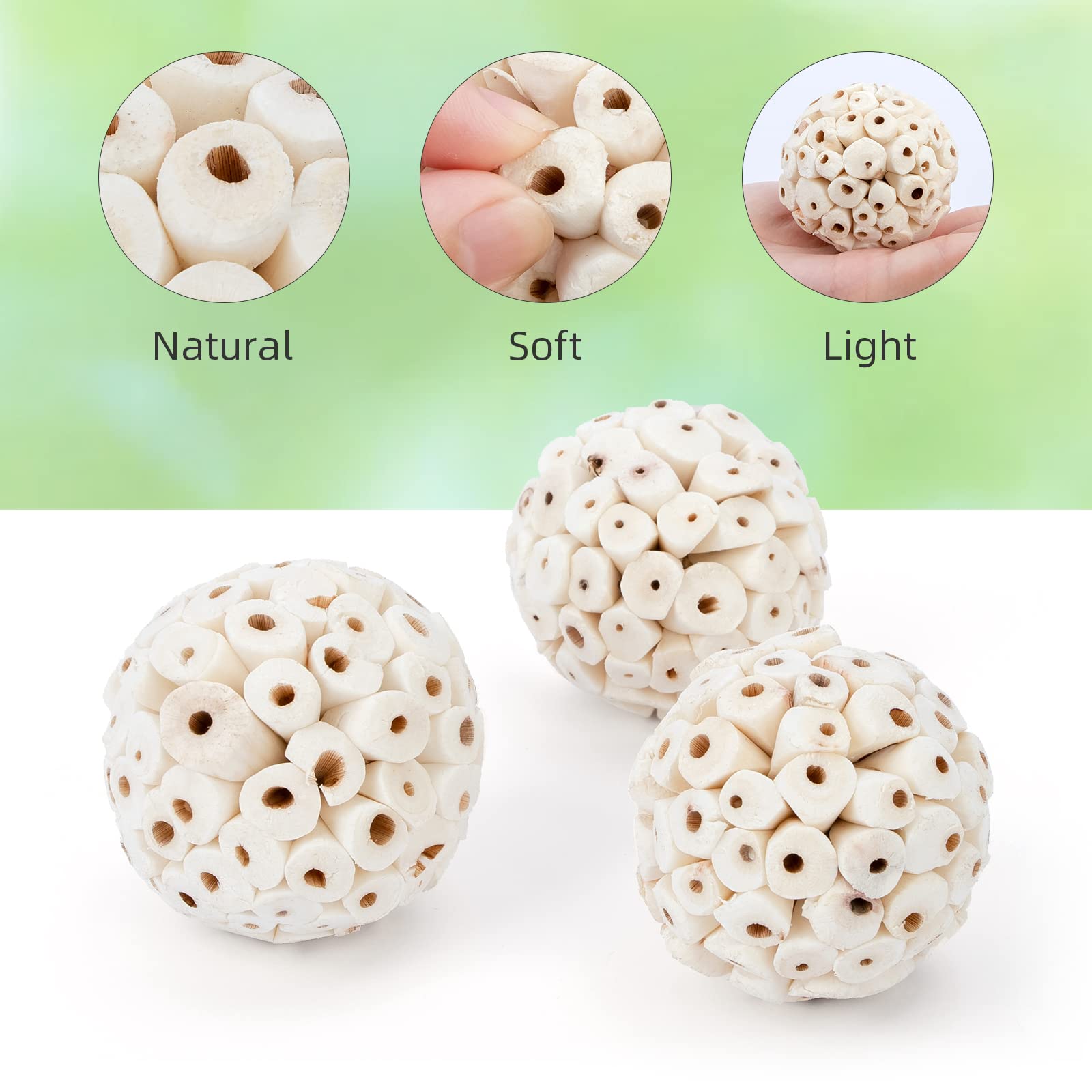 andwe forage-balle-sola-naturelle : activité de forage pour occuper l'oiseau.