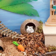 Andwe lit douillet : repos confortable pour petits animaux.