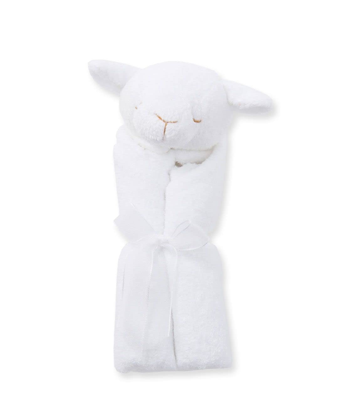 Angel Dear agneau blanc, visage du doudou, douceur rassurante pour le repos.