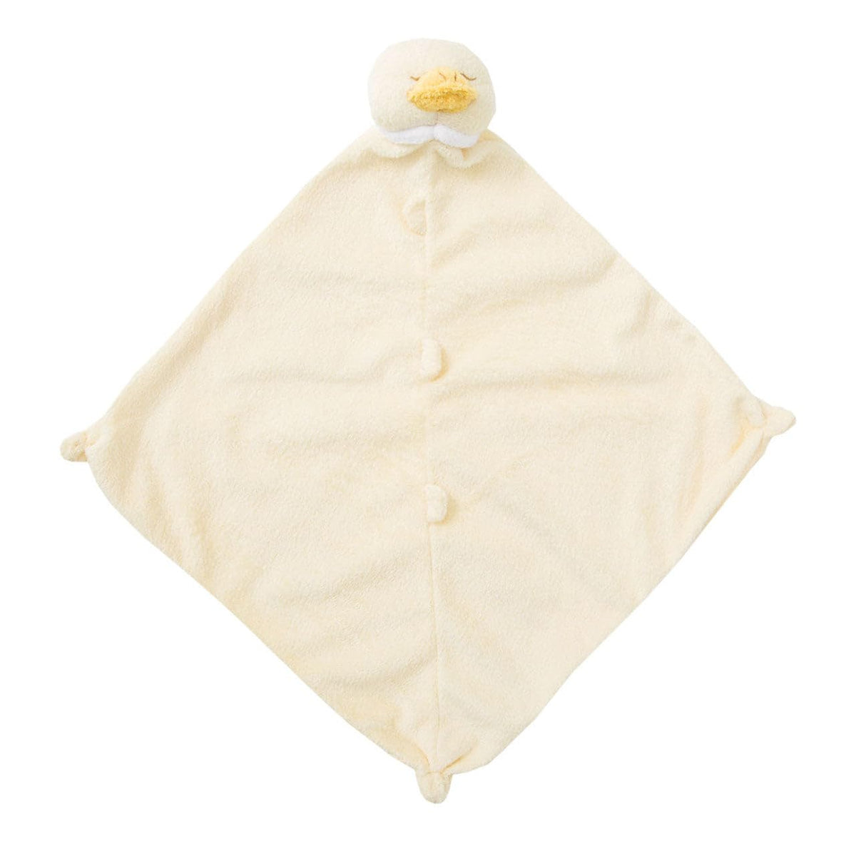 Angel Dear doudou jaune canard - tête facile à saisir pour câlins rassurants.