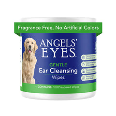 ANGELS' EYES lingettes nettoyage oreilles chiens et chats; éliminent saletés et odeurs.