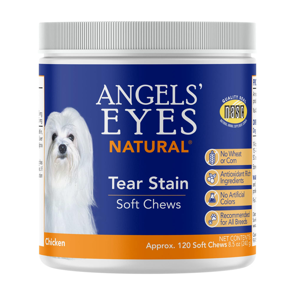 ANGELS' EYES Natural friandises poulet – emballage boîtier, réduction potentielle des taches lacrymales