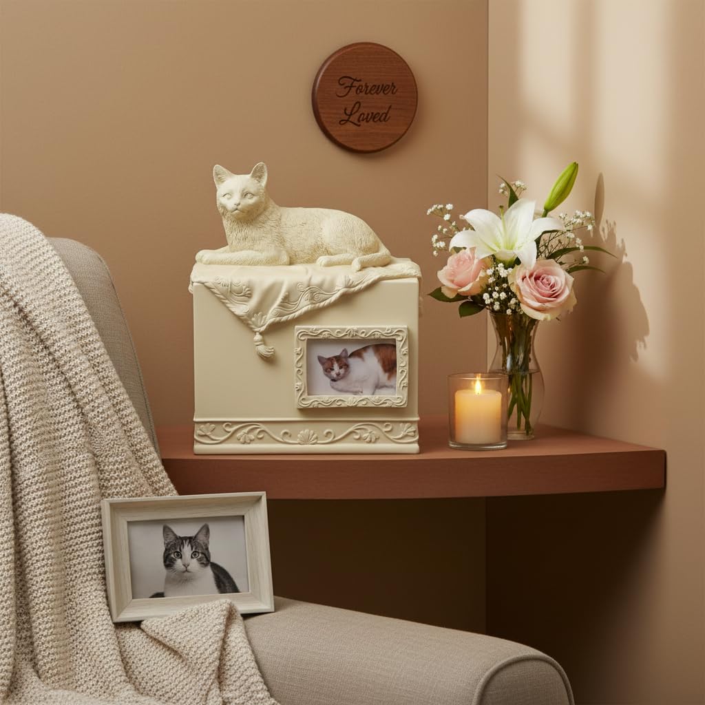 AngelStar Comfy Hour urn porcelaine brun, capacité 55 pouces cubes mémorielle