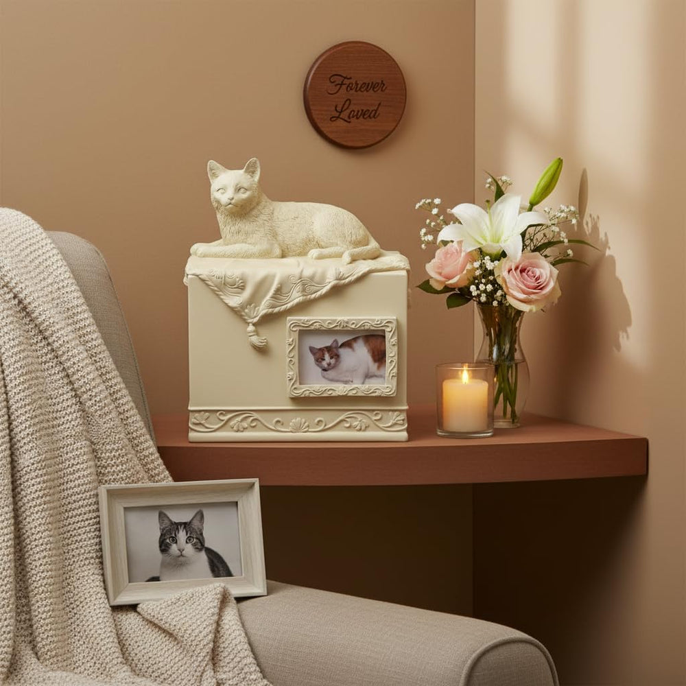 AngelStar Comfy Hour urn porcelaine brun, capacité 55 pouces cubes mémorielle