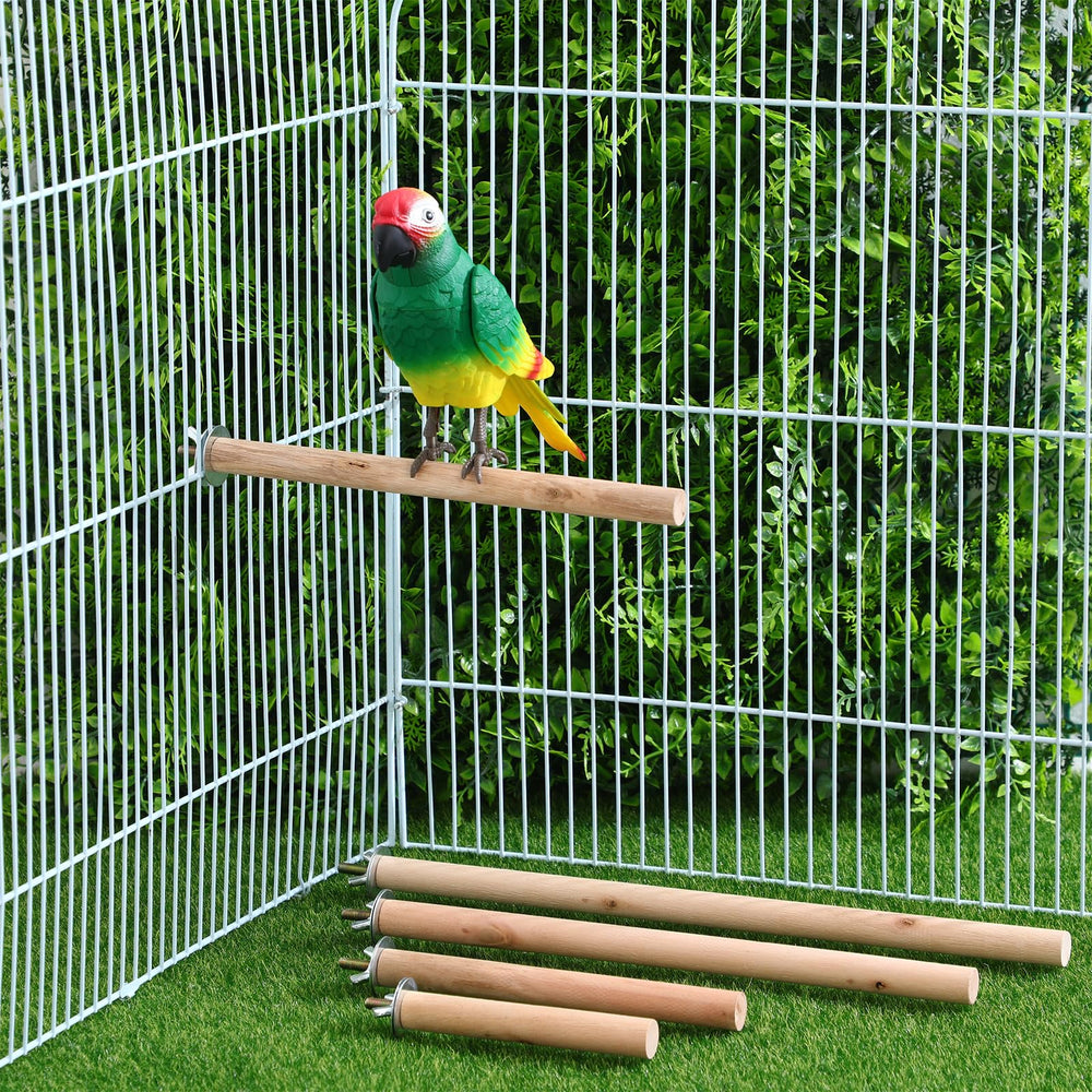 Angoily perchoir bois favorise le grignotage naturel chez l'oiseau.