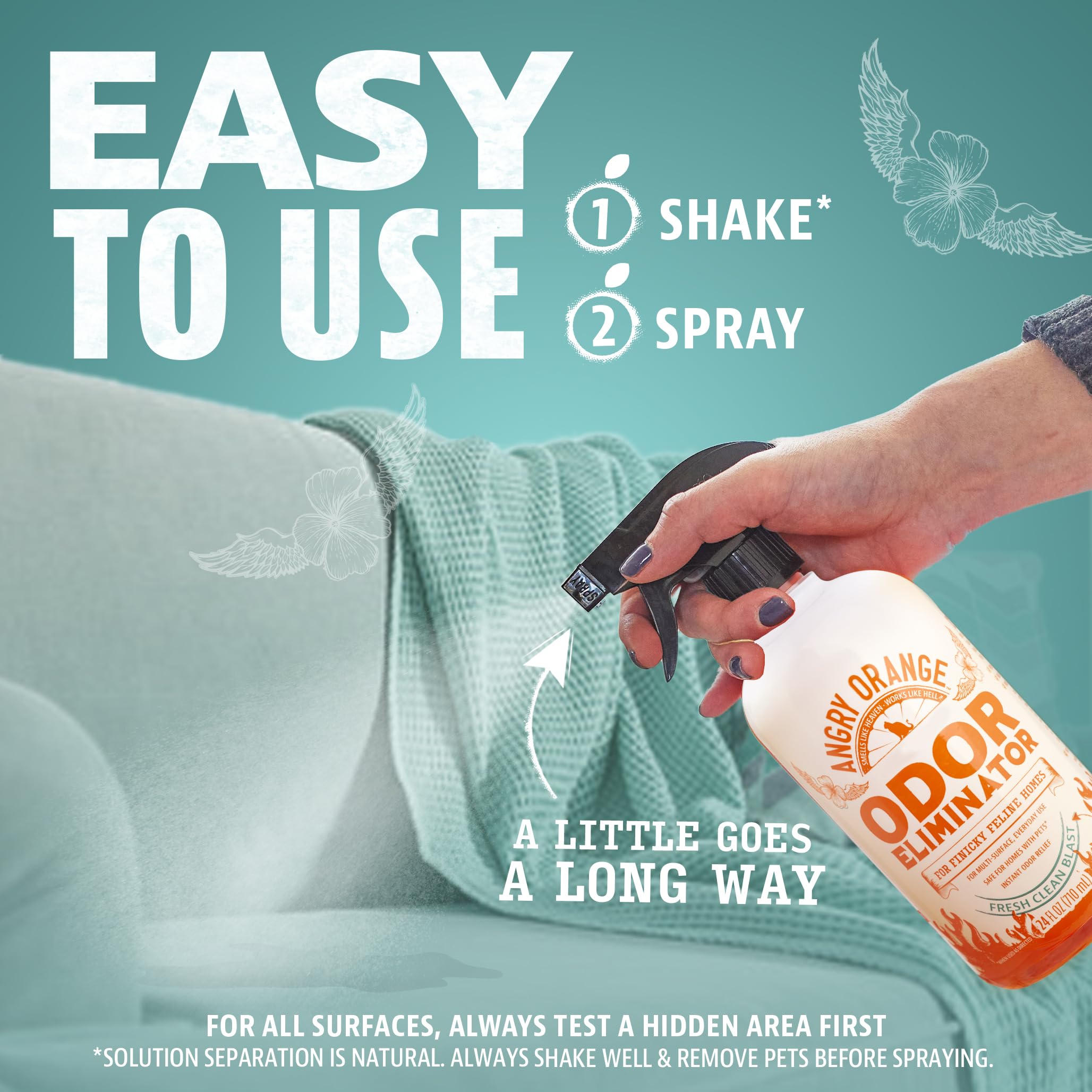 ANGRY ORANGE – formule sans parabènes, sulfates et phtalates pour sécurité.