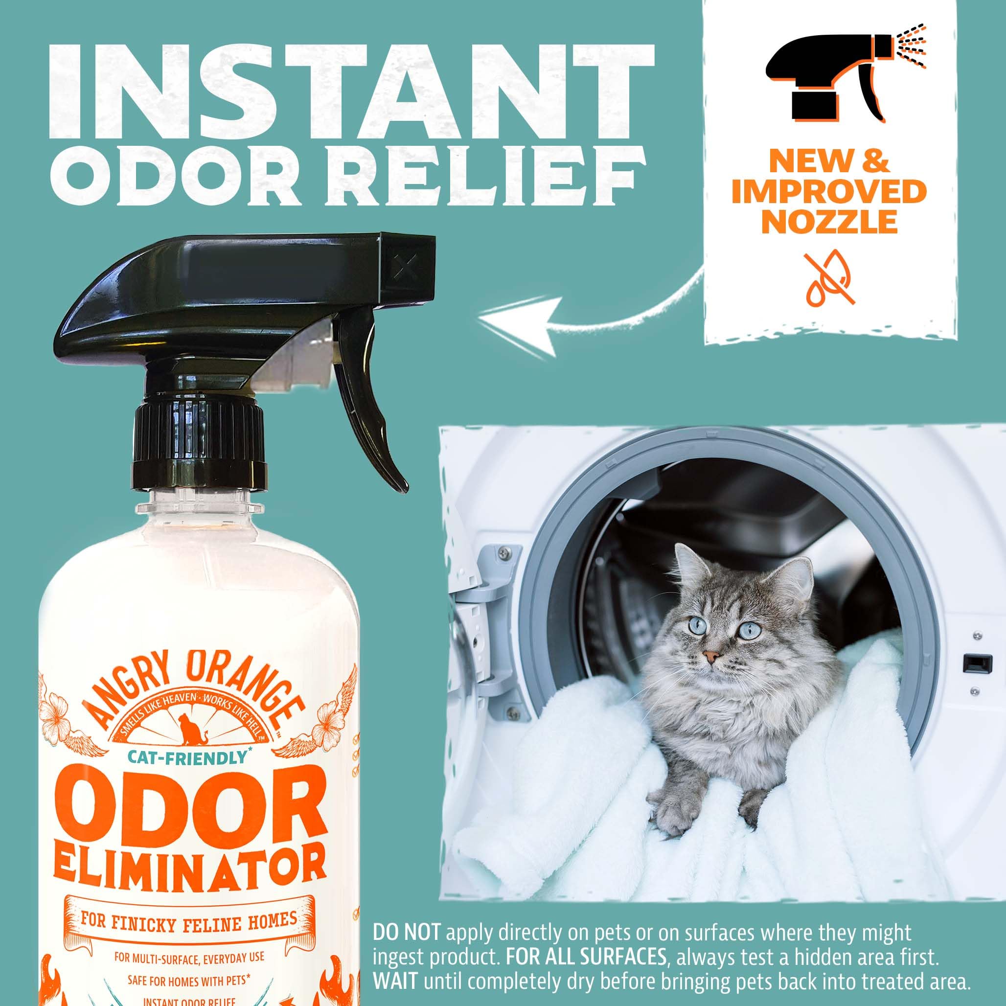 ANGRY ORANGE – nettoyant efficace sur taches tapis et sols.