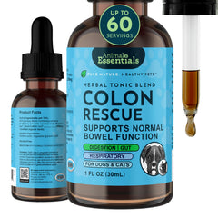 Colon Rescue Animal Essentials: bouteille prête à l'emploi pour chiens et chats.