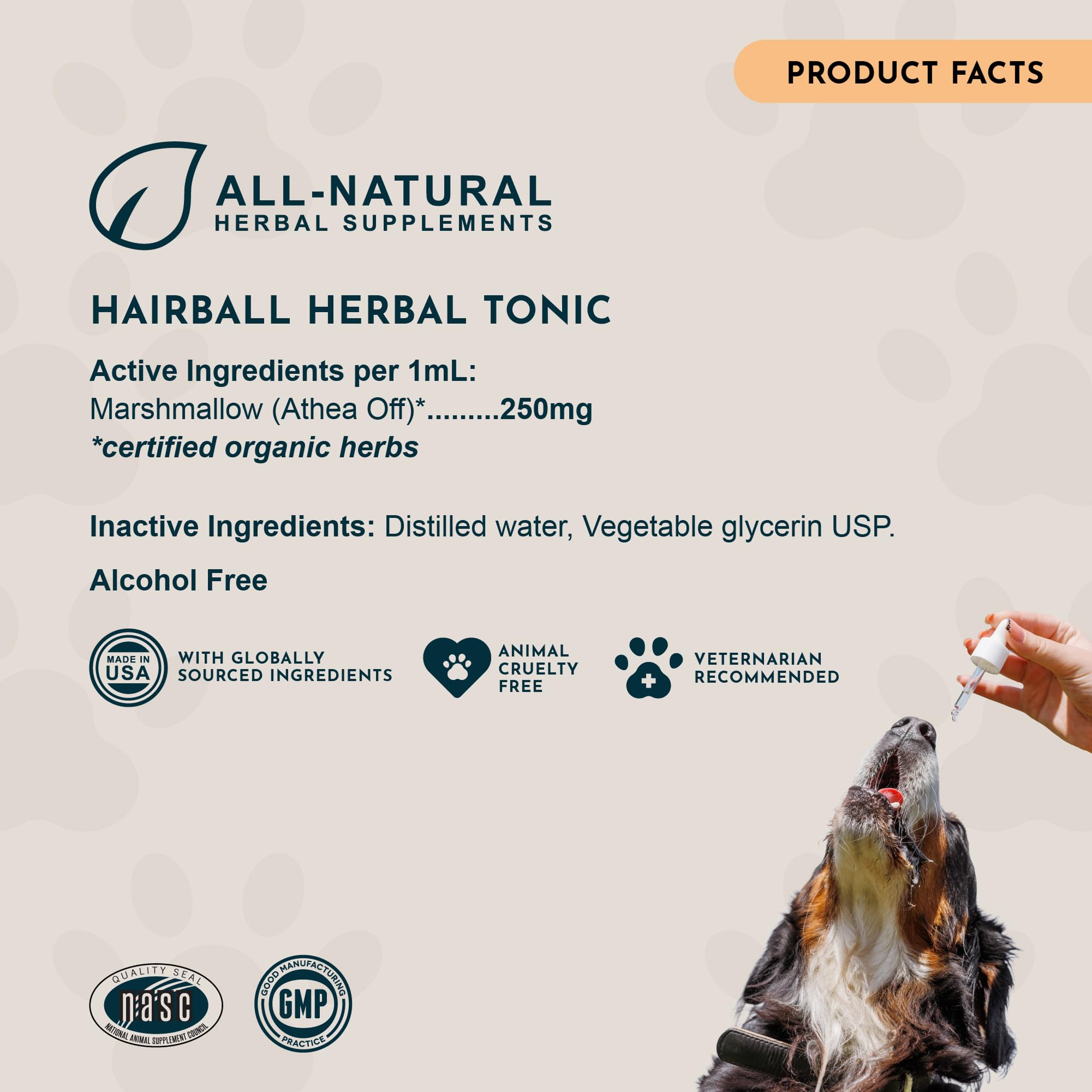 Ingrédients naturels et traçabilité garantie.