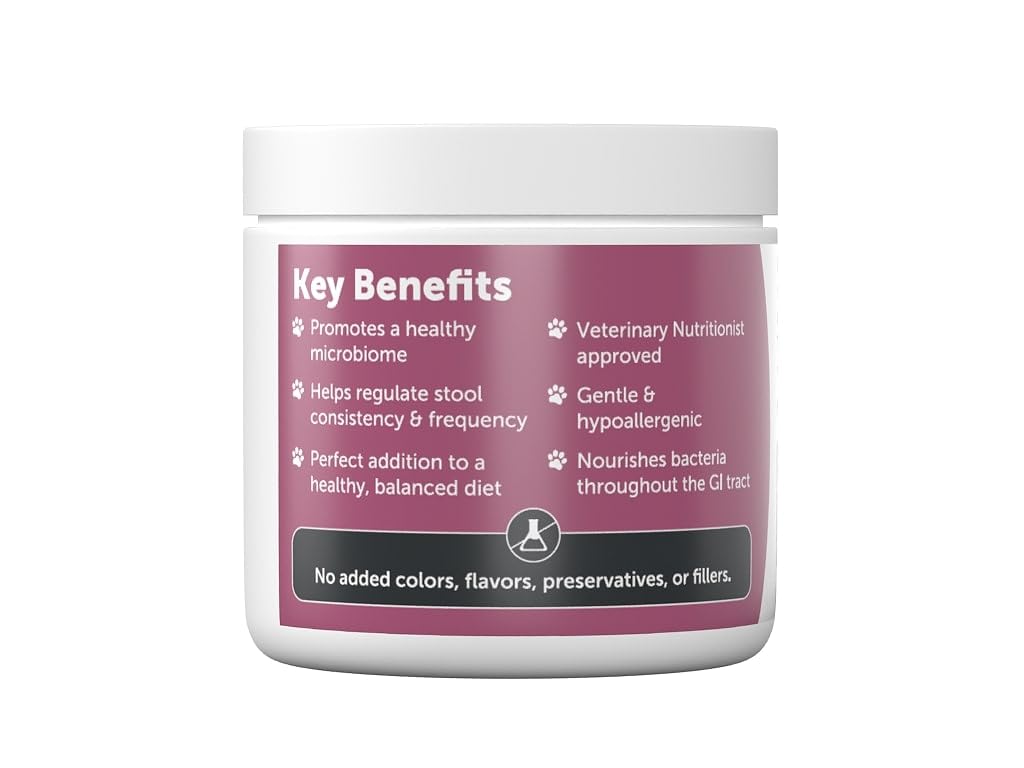 AnimalBiome Complete Fiber Blend: cuillère-dosage pratique pour une routine quotidienne.
