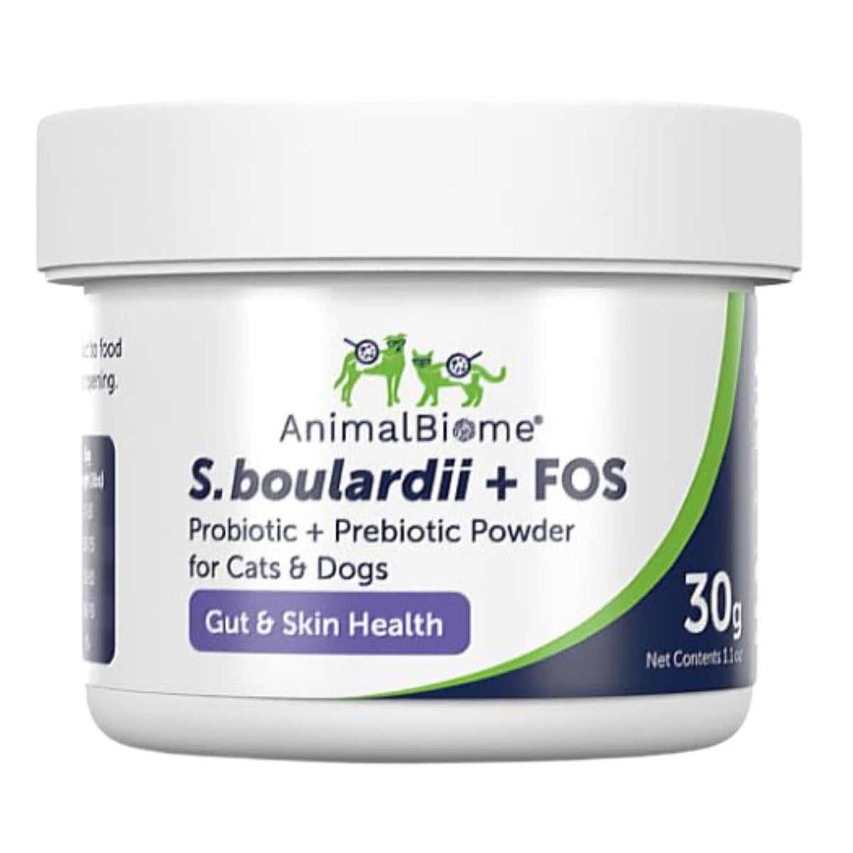 AnimalBiome boulardii en poudre 30 g, utile pour l'équilibre digestif des animaux.