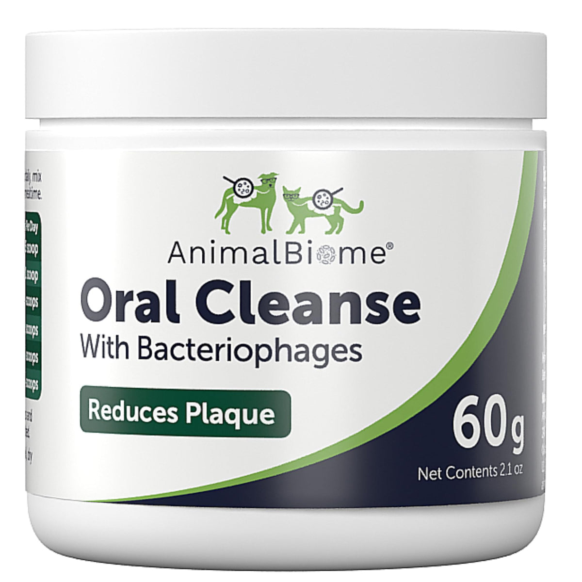 AnimalBiome poudre dentaire pour chiens et chats, favorise un nettoyage quotidien et une haleine plus fraîche.