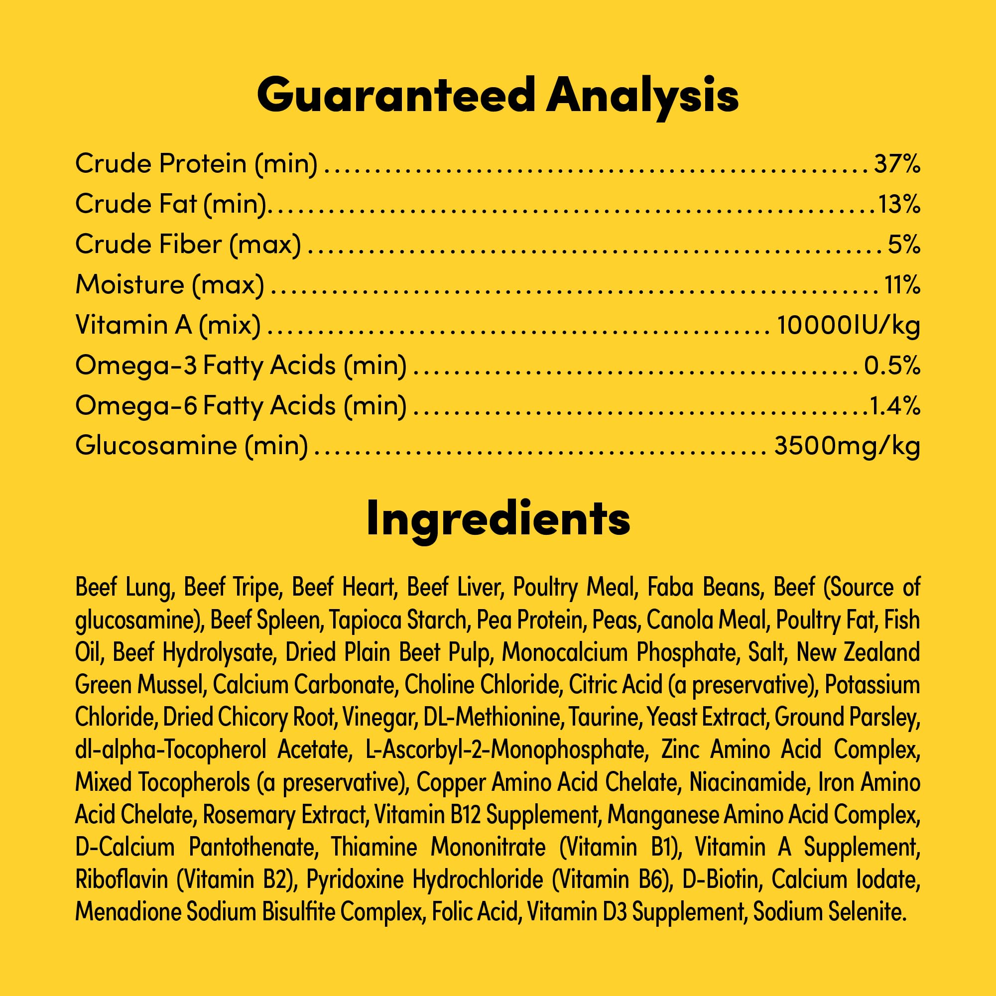 Animals Like Us RawMix50 – Texture lyophilisée conservant les nutriments essentiels.