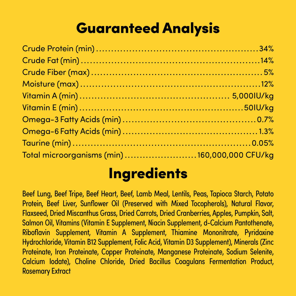 Animals Like Us RawMix50 – foie de boeuf pour soutien immunitaire potentiel