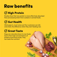Animals Like Us RawMix50 – gesiers-poulet-seches : texture croquante stimule l’appétit.