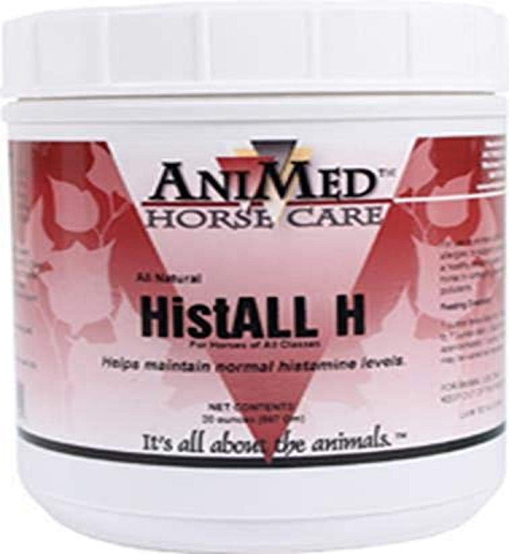ANIMED HistAll H — flacon poudre pour soutenir la santé respiratoire du cheval.