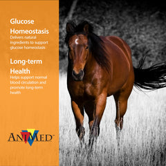 AniMed Remission – emballage indiquant les dimensions et origine pour la transparence.
