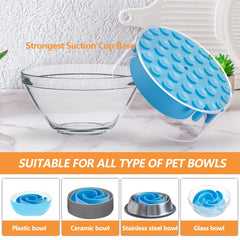 Base ventouse Animire, bol chien stable et repas sans glissade.