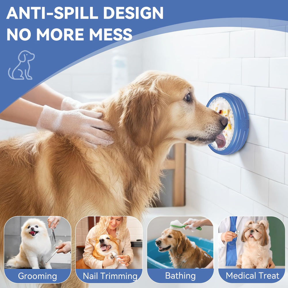 Animire bol à lécher chien surface texturée favorise salivation et nettoyage buccal.