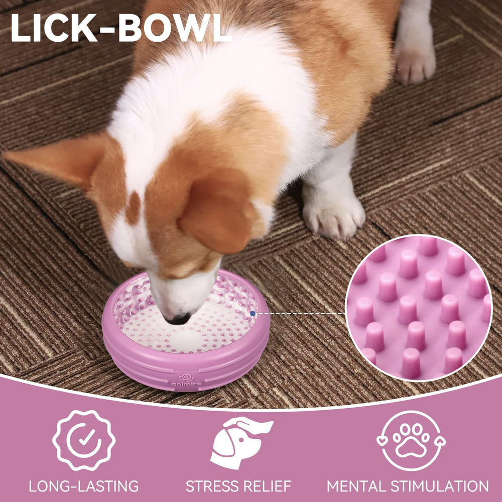 Animire bol lick peut être congelé pour friandises rafraîchissantes.