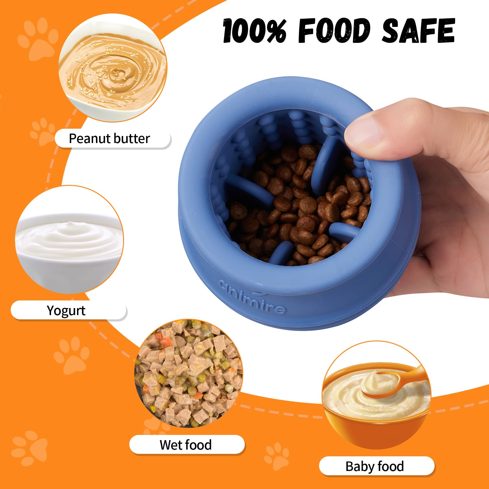 Animire puzzle stimulant pour chien, défi mental et jeu prolongé.