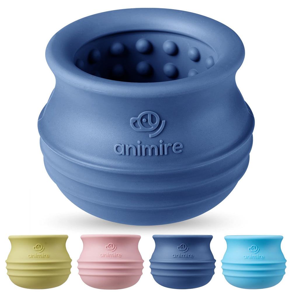 Animire jouet distributeur oscillant pour chien favorisant l'engagement ludique.